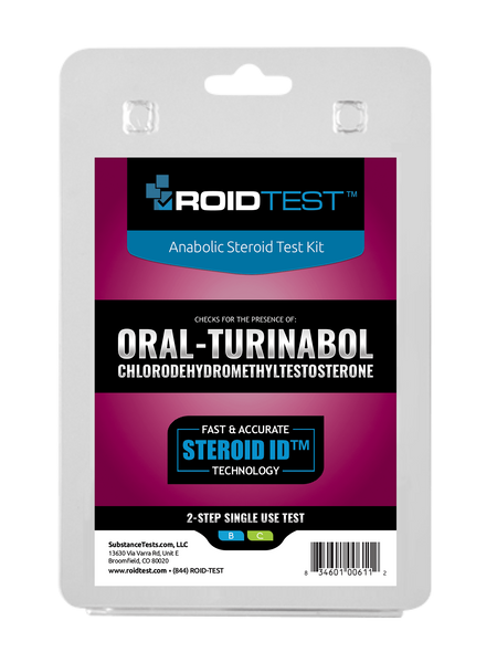 Oral Turinabol 2-Step Test | Roidtest Anabolic Steroid Test Kit