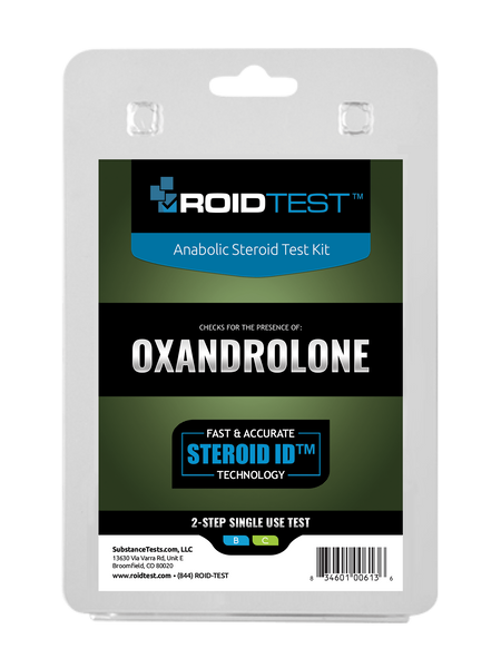 Oxandrolone 2-Step Test | Roidtest Anabolic Steroid Test Kit