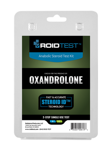Oxandrolone 2-Step Test | Roidtest Anabolic Steroid Test Kit