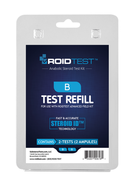 Substance Test B - ROIDTEST™ Refill (2 Tests) | Roidtest Anabolic Steroid Test Kit